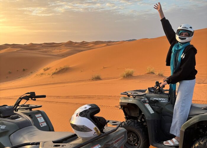 Tour en quad por el desierto de Merzouga de una hora